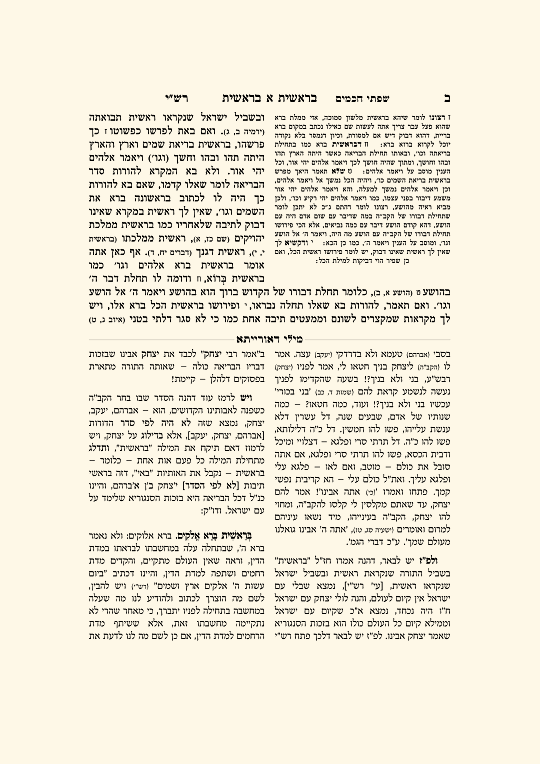 חומש עם ביאור מילי דאורייתא - עמוד 6 לדוגמה