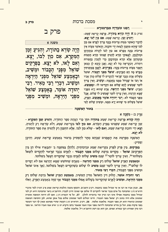 משנה מבוארת - עמוד 9 לדוגמה
