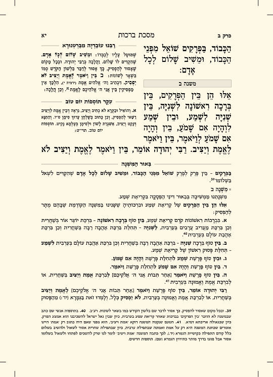 משנה מבוארת - עמוד 10 לדוגמה